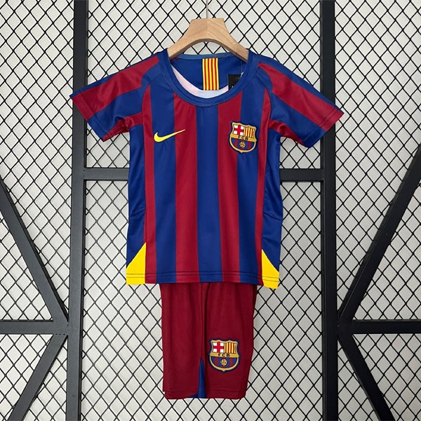 Camiseta Barcelona Primera equipo Retro Niño 2005 2006